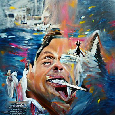 The Wolf of Wall Street AI Acrylic