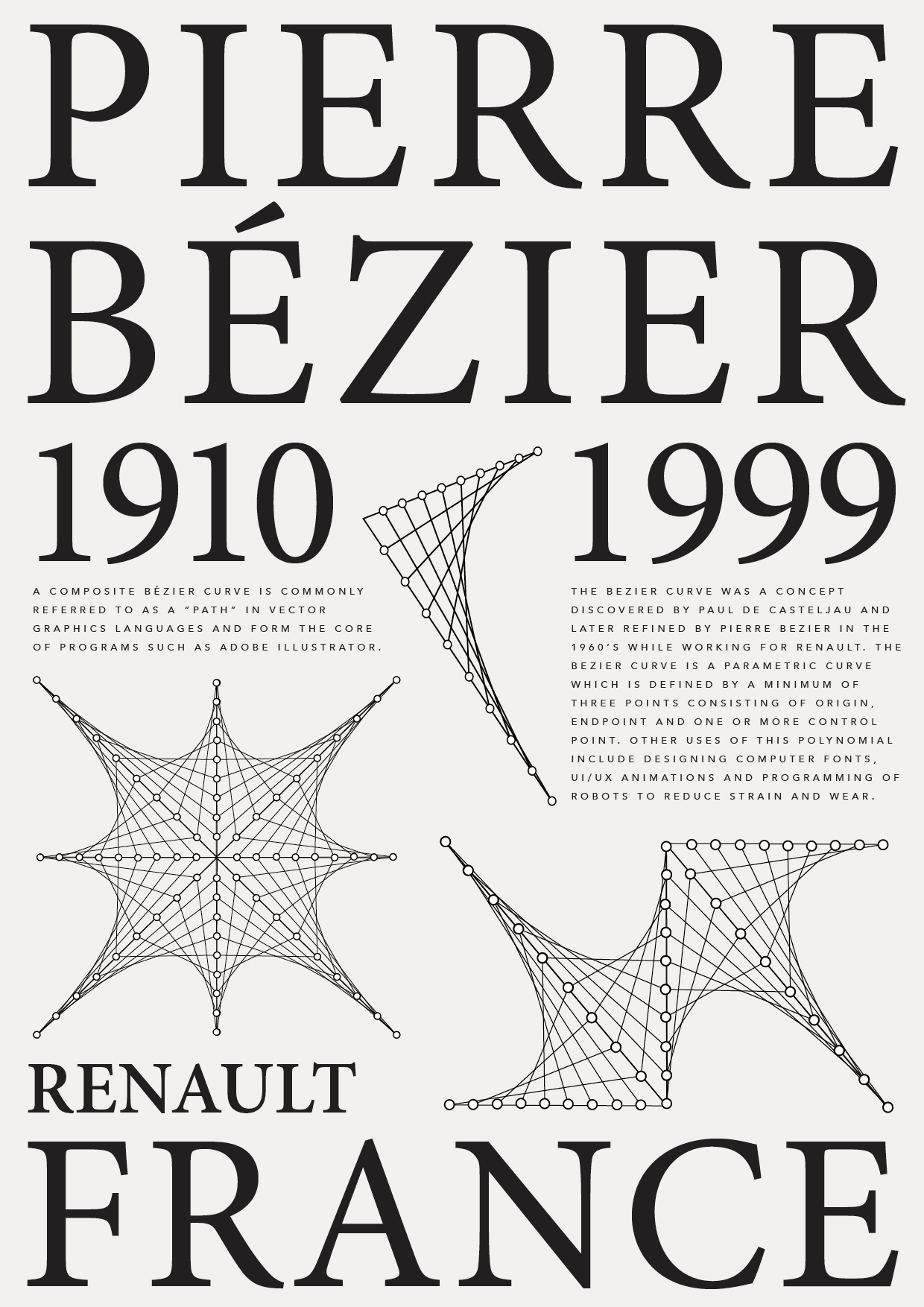Pierre Bézier Poster (Digital Item)
