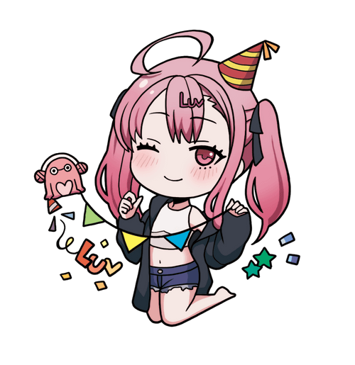 Luvちゃんファンアートスタンプ