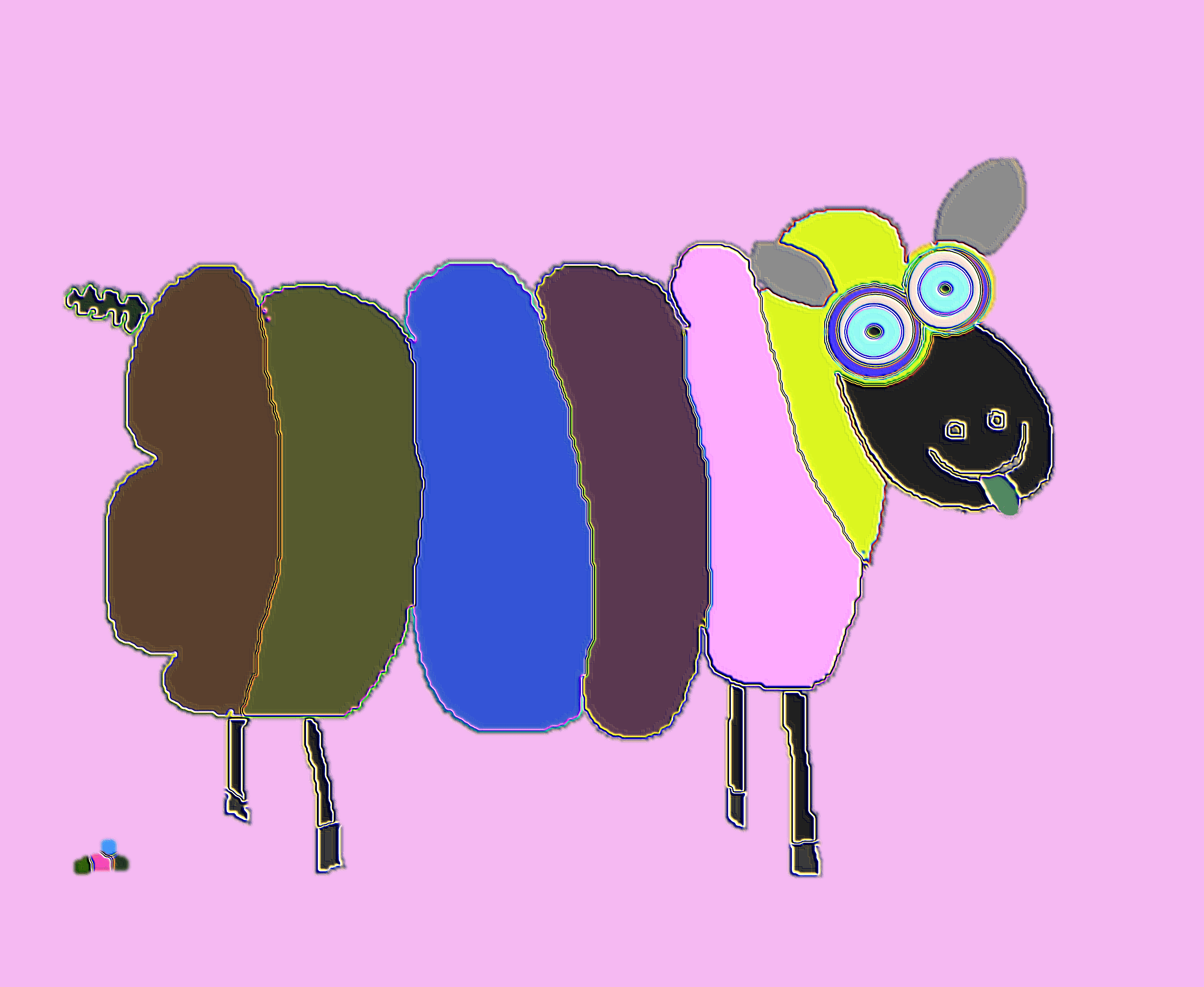 Sheep 5. Magic mushrooms are having sme strange effects