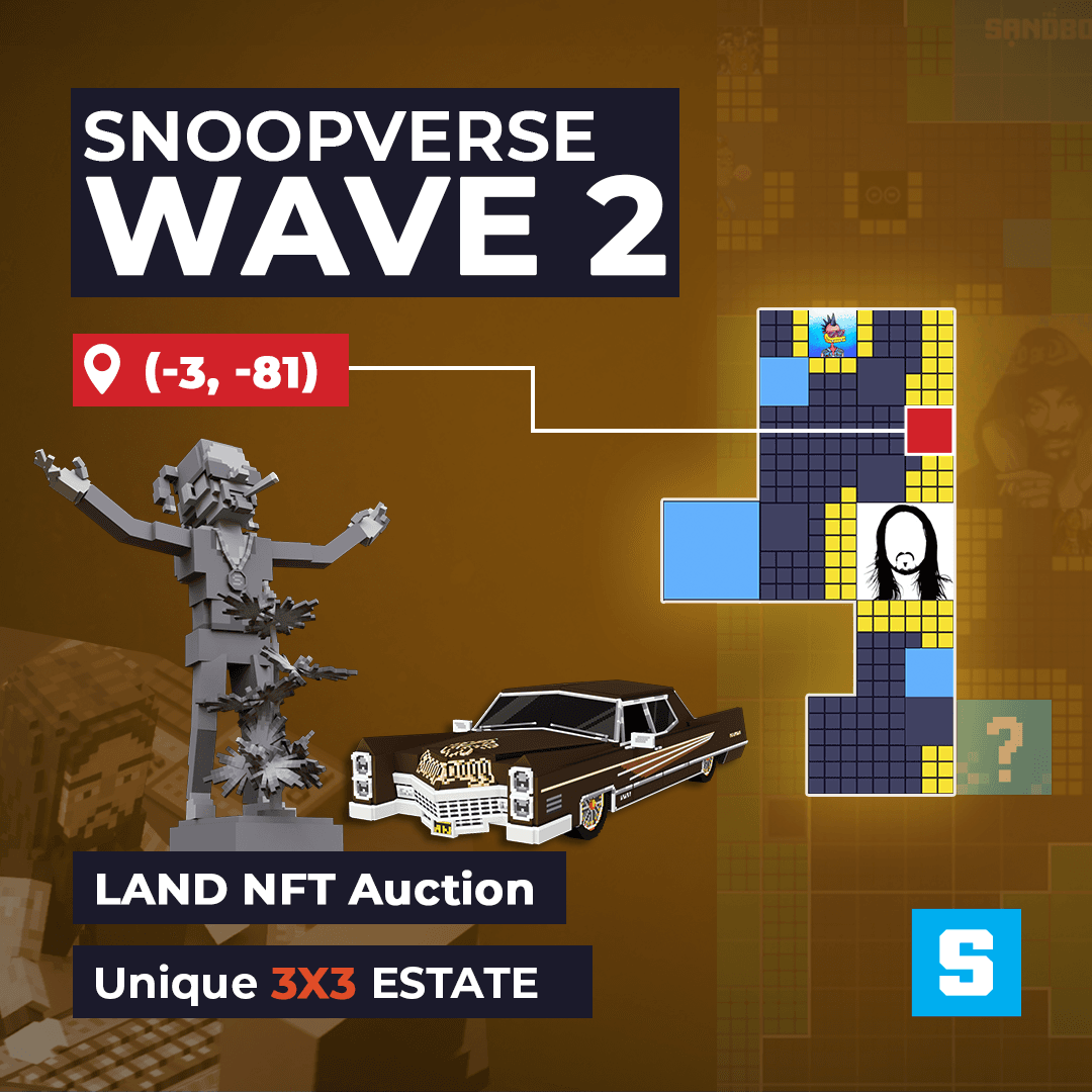 Snoop Dogg LAND Sale Wave 2 - 3x3 Estate S [-3,-81]