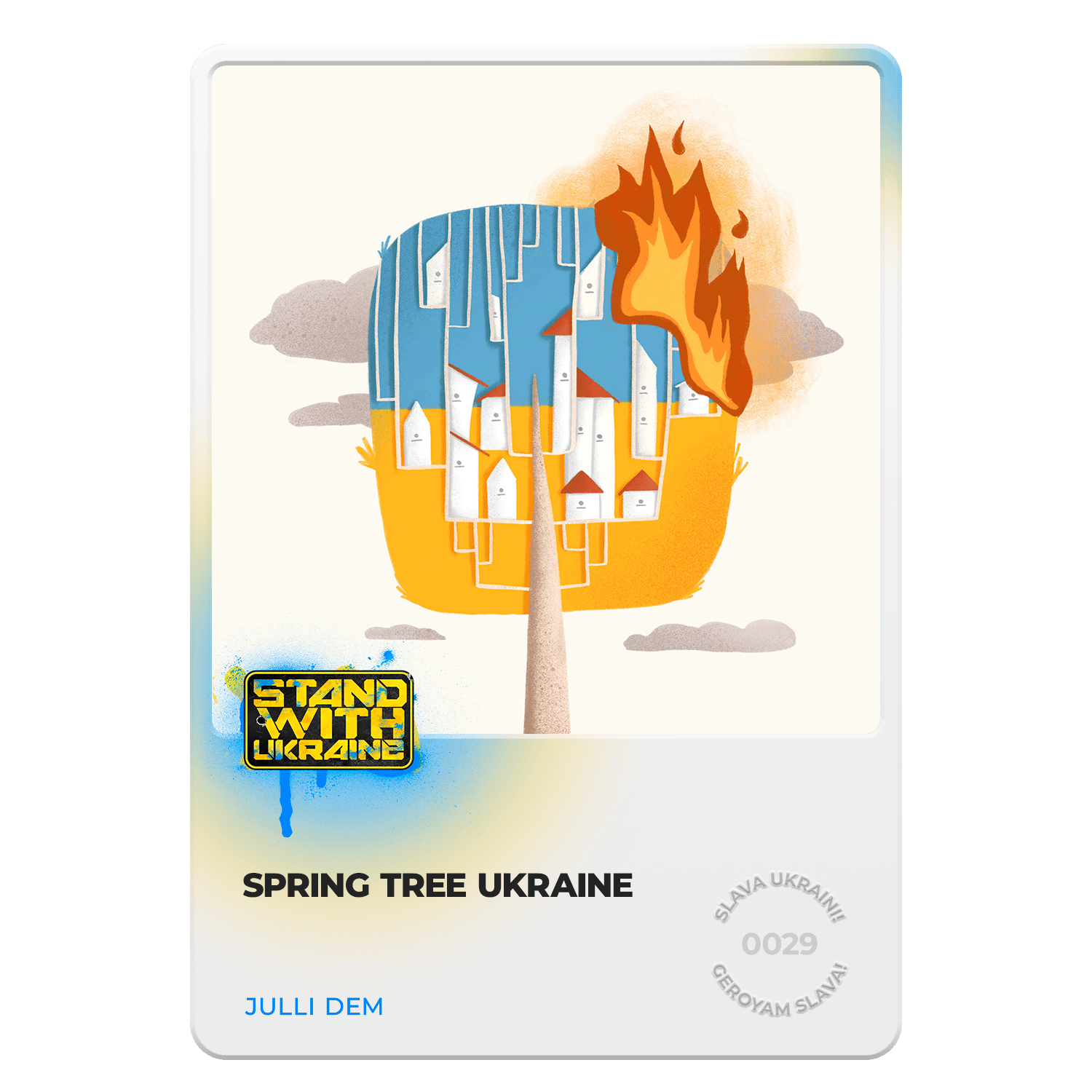 #0029 Spring tree Ukraine