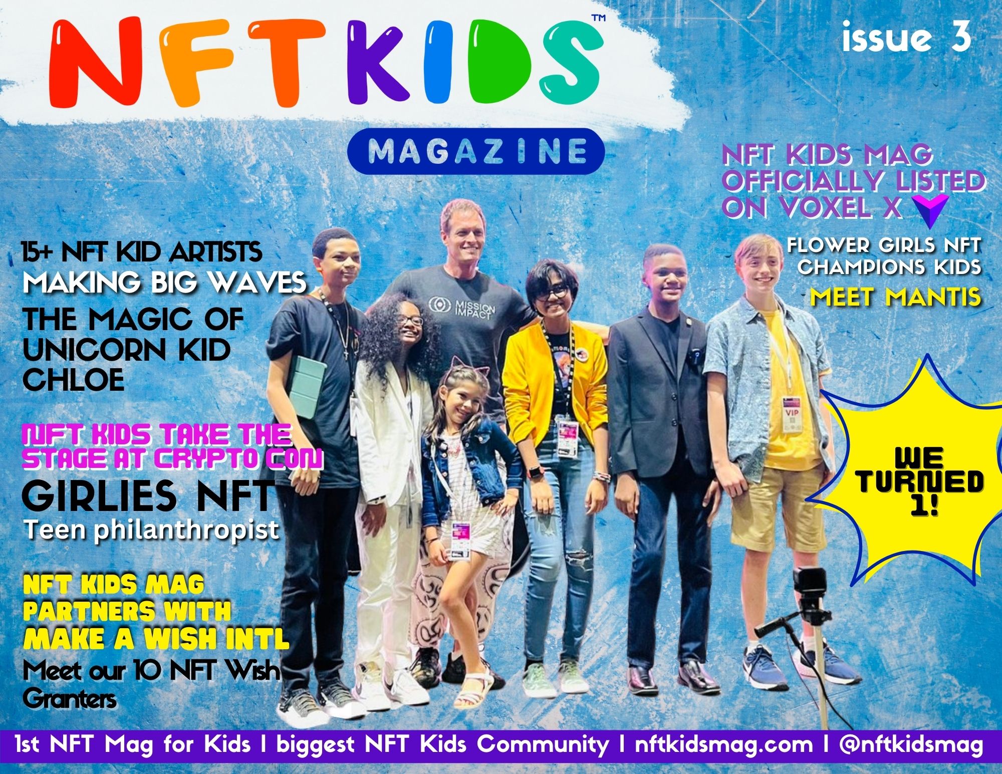 NFT Kids Mag Issue 3 NFT Front Cover