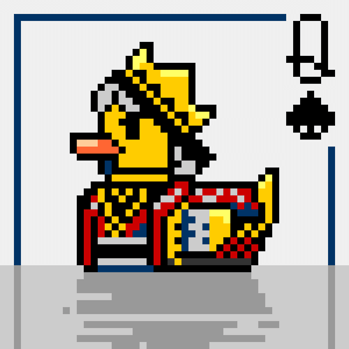 CryptoDuckie #487 | Queen of Spades