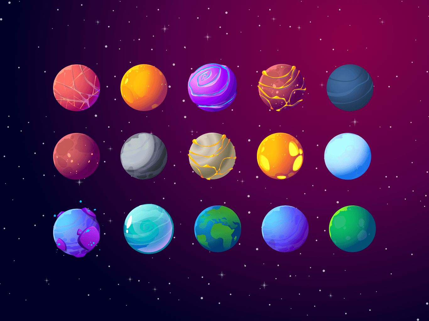 all planets in universe 7