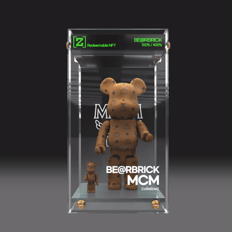Bearbrick x MCM 100% & 400% Set - CollectibleZ by metaZ