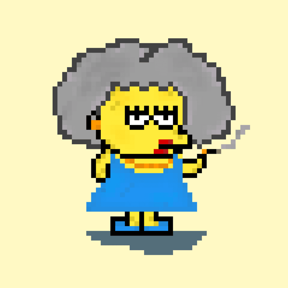 Little Simpson #23 - Selma Bouvier - Little Simpsons | OpenSea