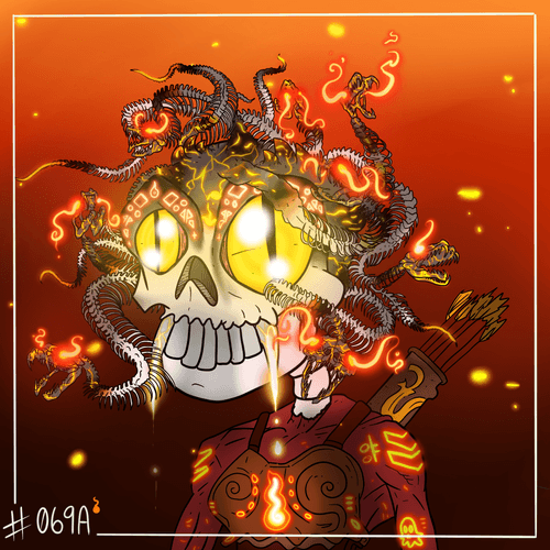 SkullKid: Immortal #069A - Medusa