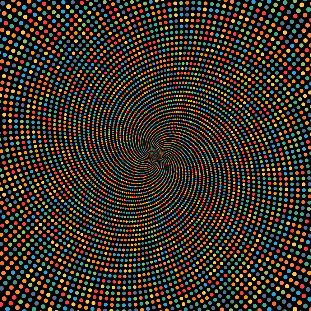 Space Festival (aka The 10000 first digits of the Golden Ratio - Festive  palette with a black background) - The Colors of Math | OpenSea