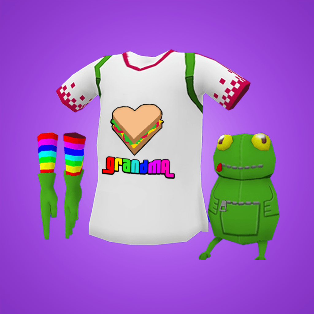 Sammich frog outfit