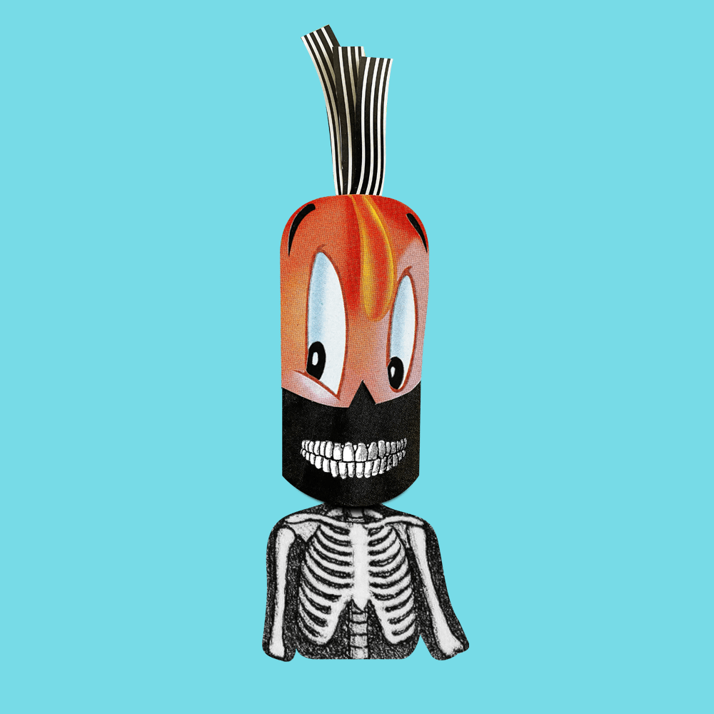 Carrot skull dude