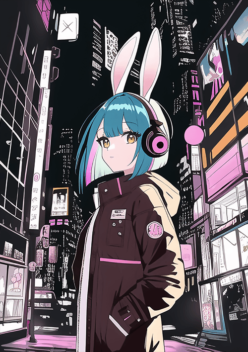 Kawaii Tokyo Cyberpunk #5