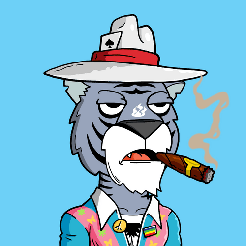 Grouchy Tiger Social Club #4540