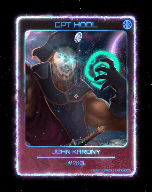 SafeMoon Cpt Hodl Card | #013