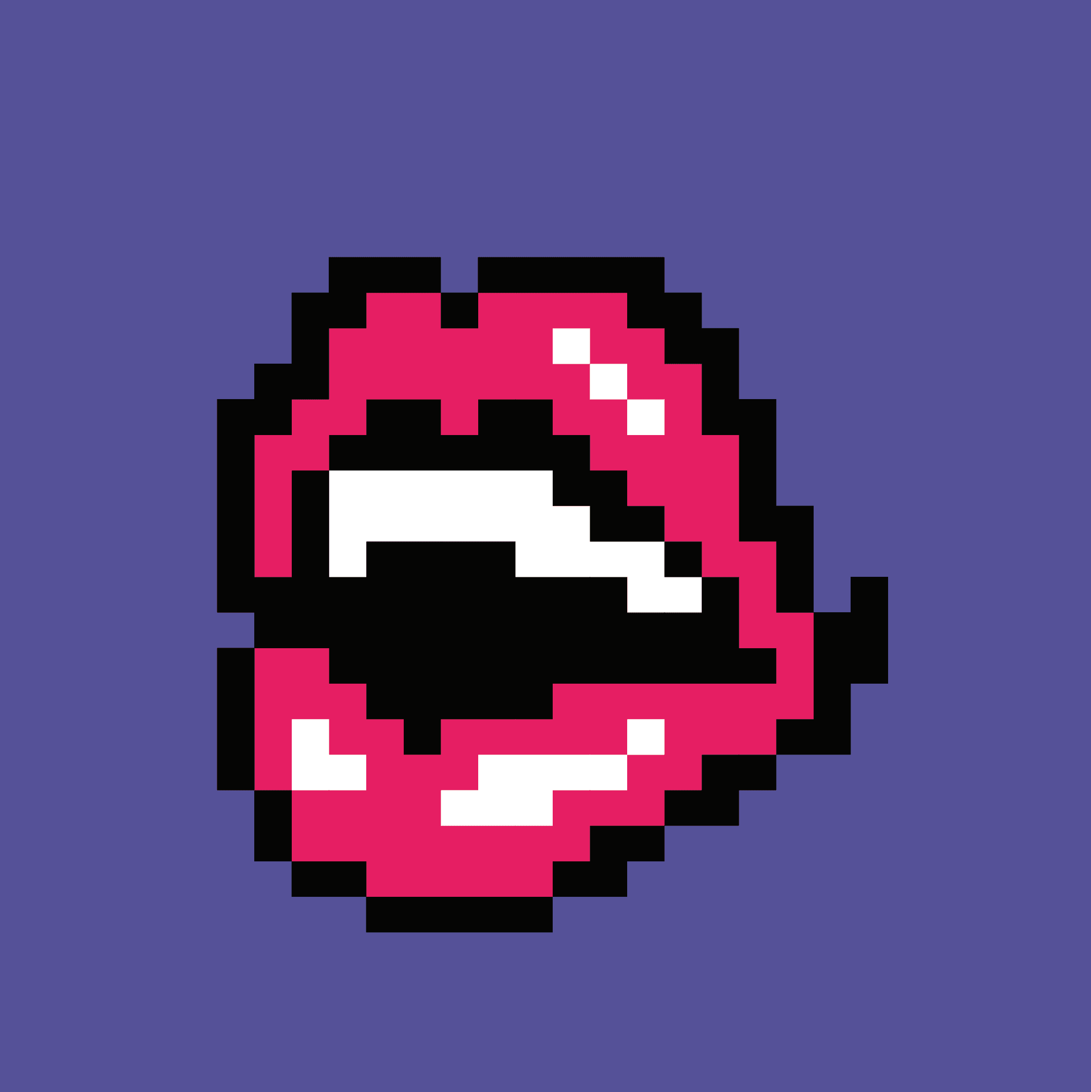 Sexy Lip Pixel Art 05