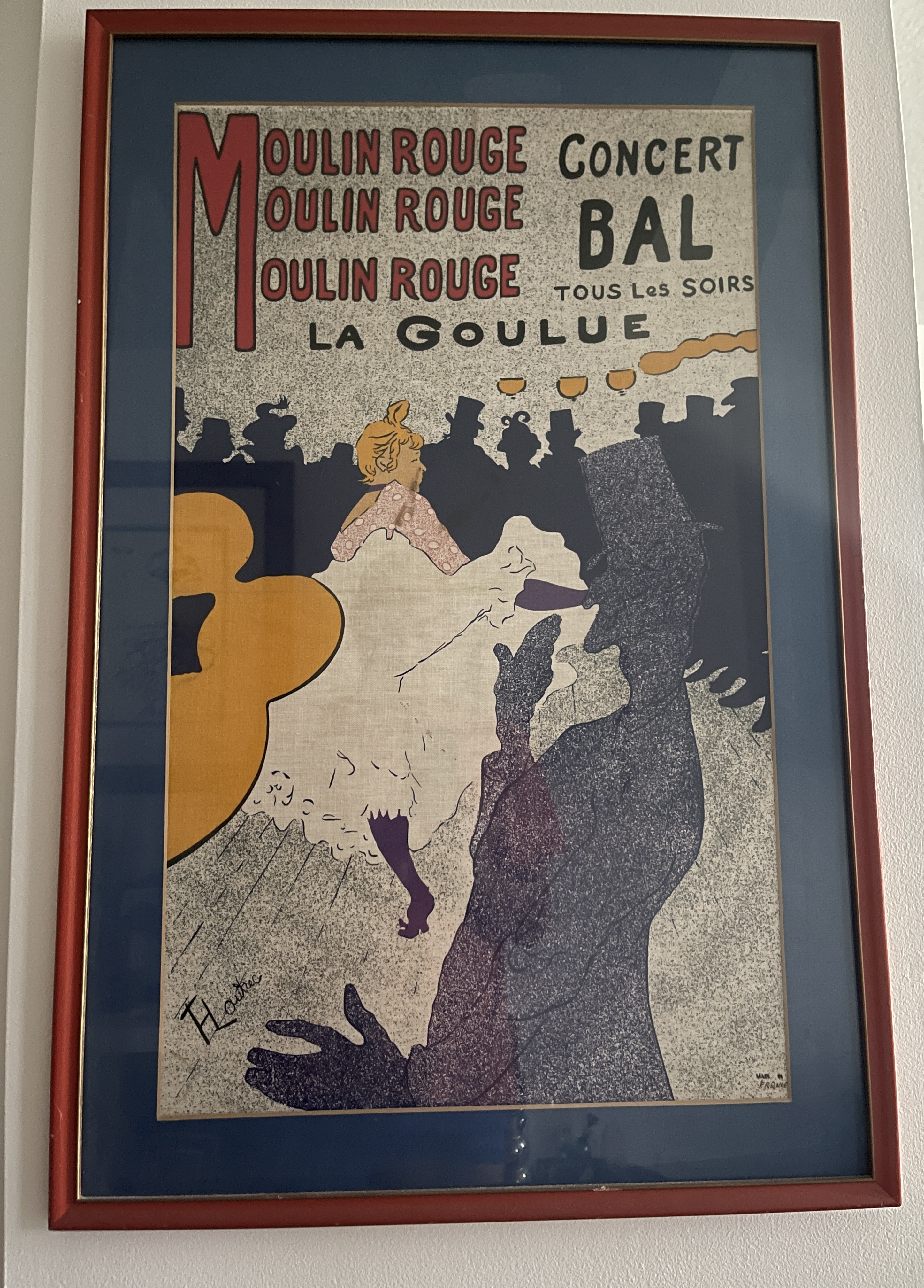 Moulin Rouge, La Goulue by Henri de Toulouse-Lautrec