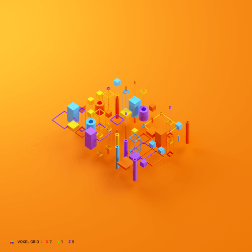 VOXEL GRID #0087 : 7 x 1 x 9