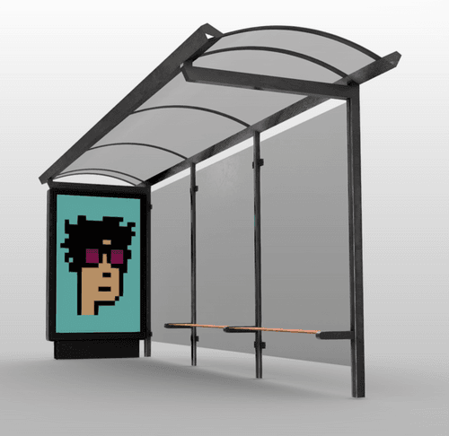 Bus Stop - CryptoPunks  #1743