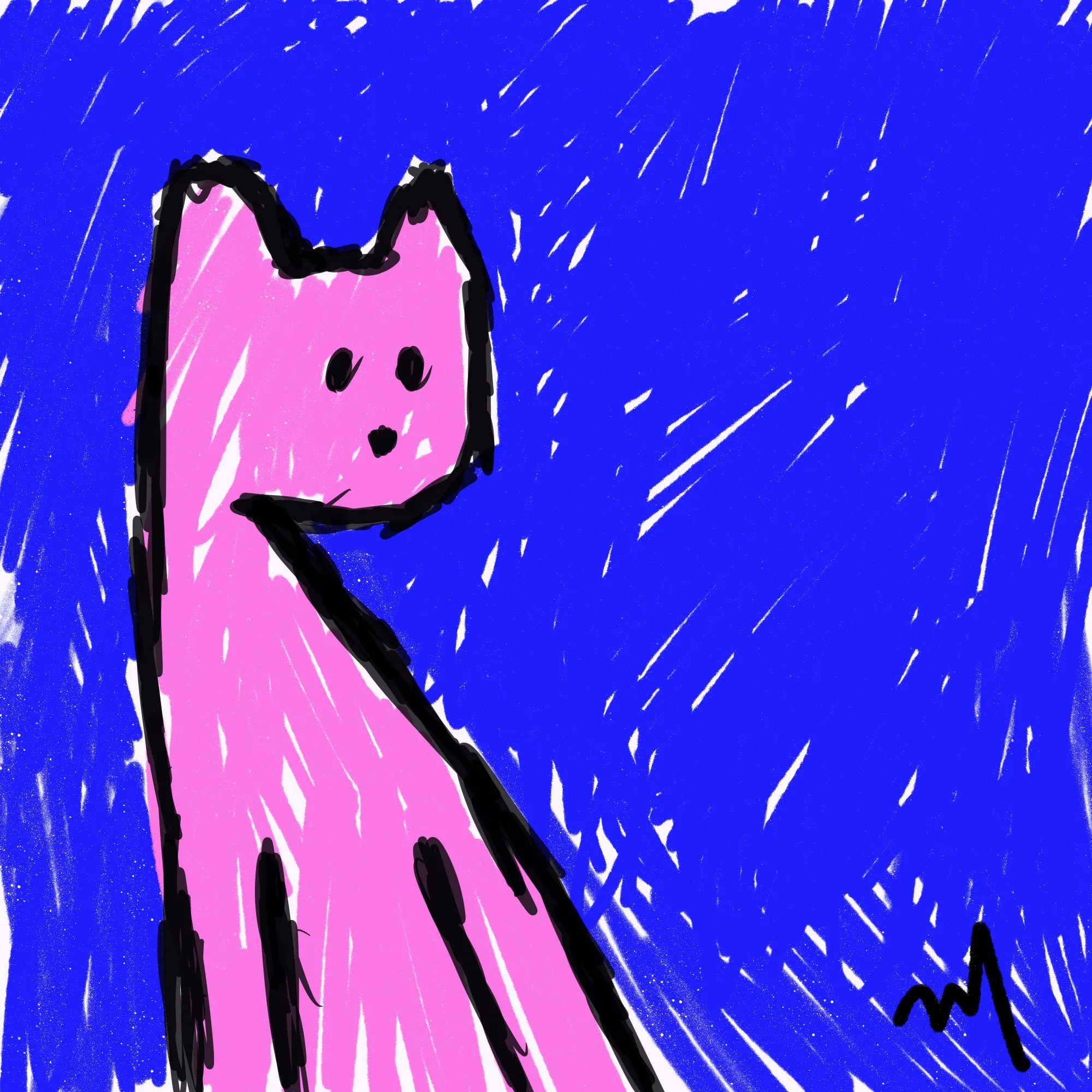 pink lined bear