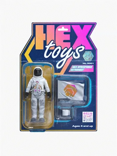 HEX SPACE FORCE ASTRONAUT