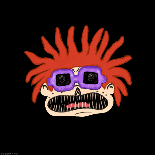 Gangland Skull #147 - by Eddie Gangland