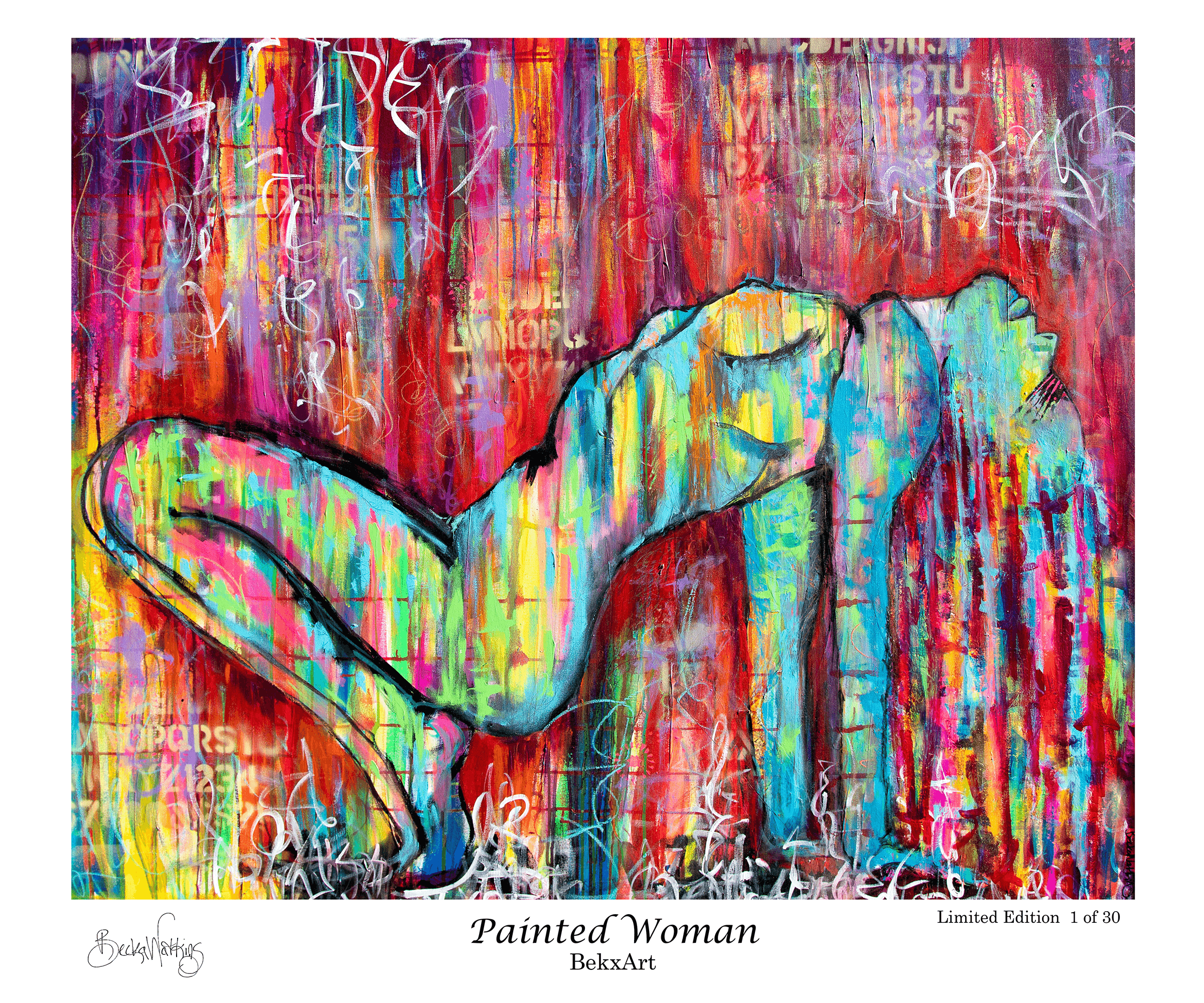 1/30, Limited Edition: “Painted Woman," BekxArt