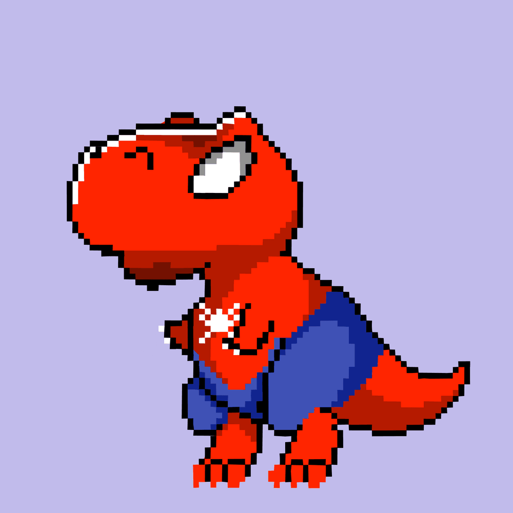 CUTE BABY REX SPIDERMAN EDITION - Cute Baby Rex | OpenSea