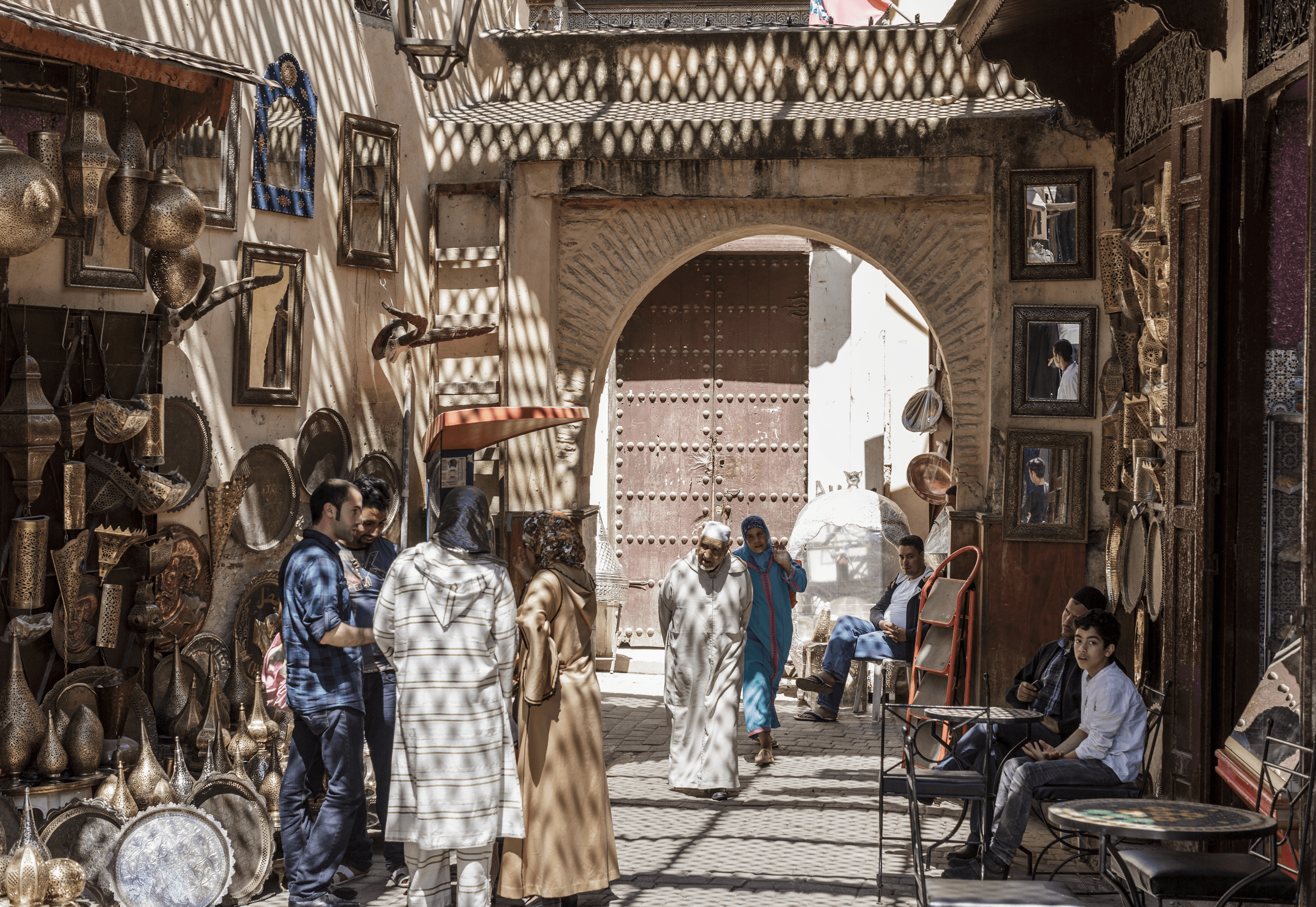 In the old town of Fès, Morocco
