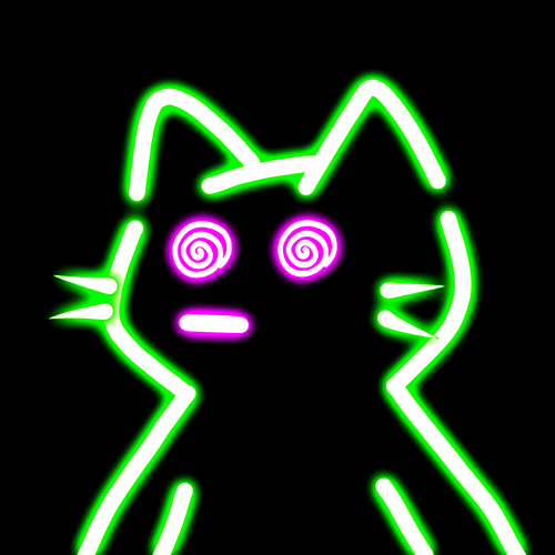Neon Cat #76
