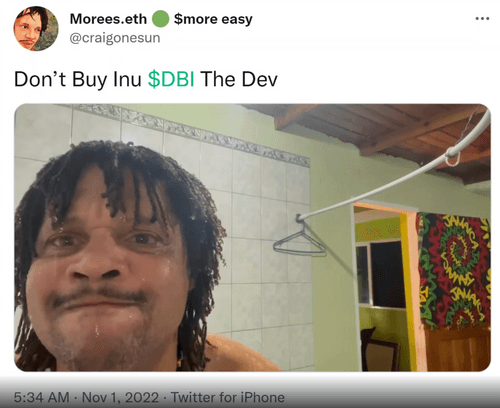 Dont Buy Inu $DBI The Dev