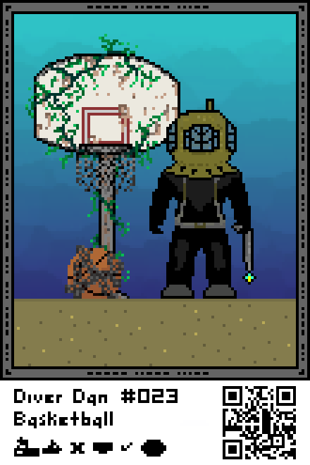 Diver Dan #023 Basketball