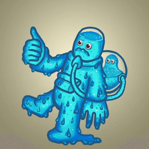 Astronaut  Blue Slime #0029