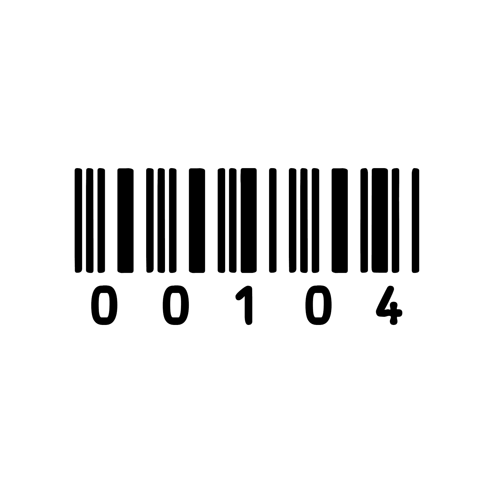 10000 Numbers Barcode #104