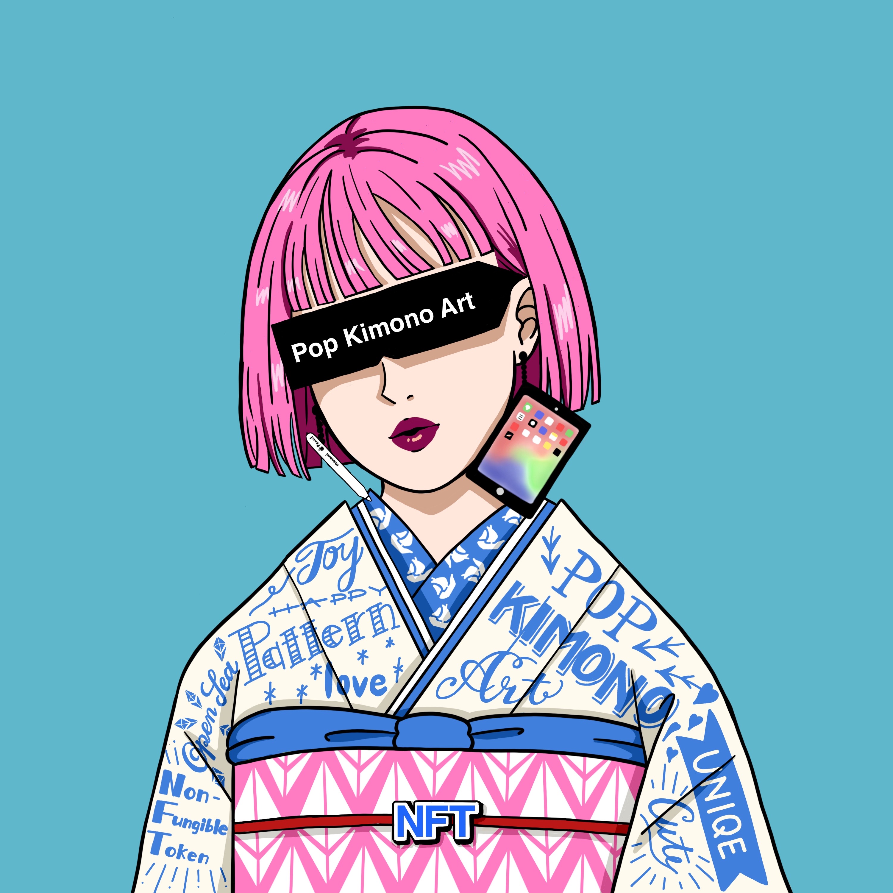 Pop Kimono Art #000