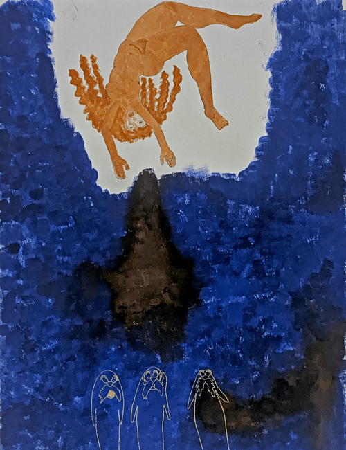 "Falling Into Depths The Walrus is ready to Catch" By Maria Teresa Carmier Villalobos