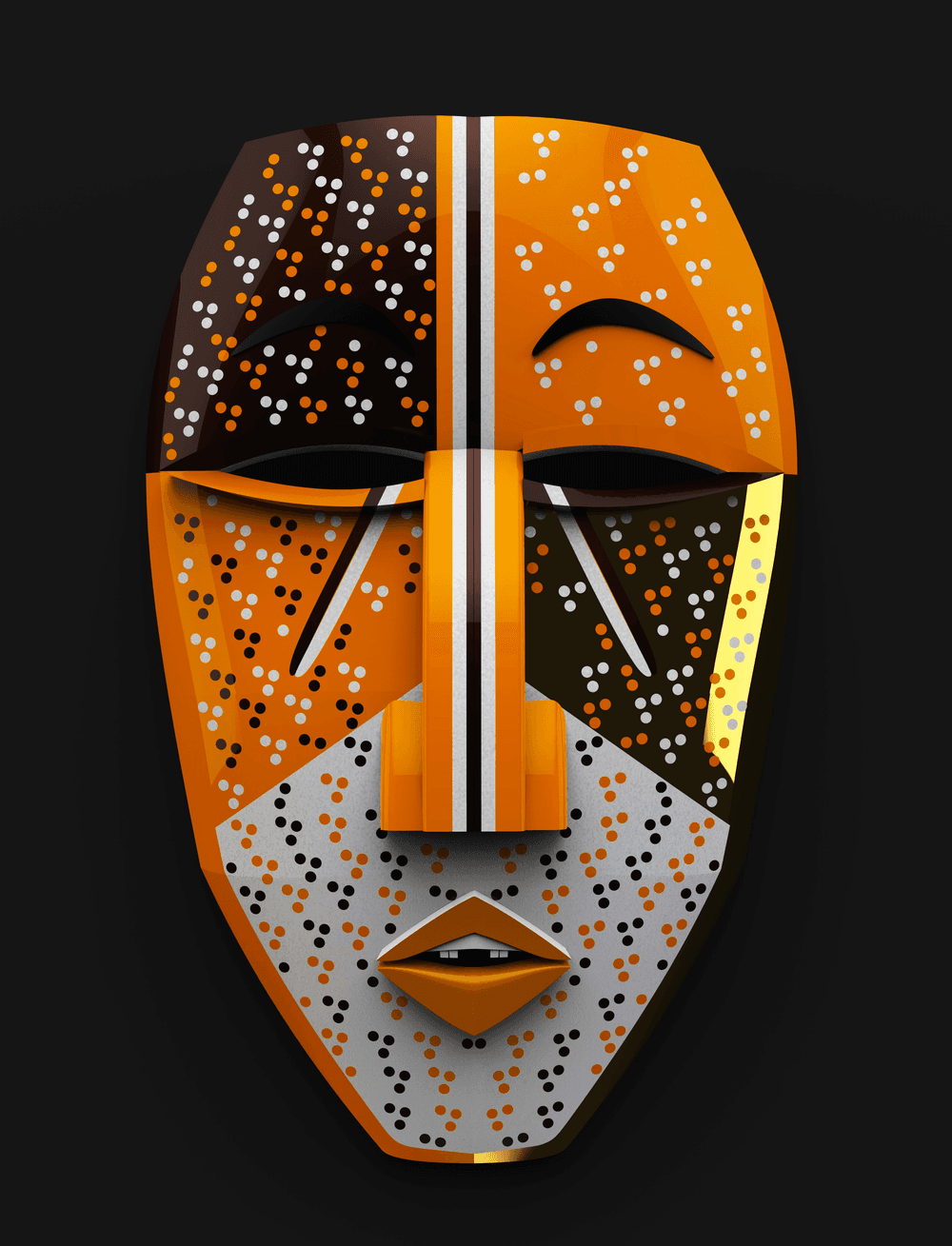 WOYO MASK 3D AFRICAN MASKS OpenSea