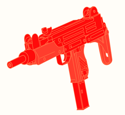 Krypto Gun - Uzi - Moltencore 1/1