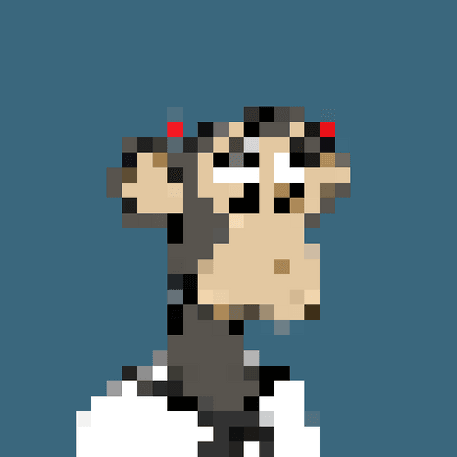 7561 Bored Ape Yacht Club Pixel Sprite Art