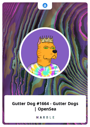 Gutter Dog #1664 - Gutter Dogs | OpenSea