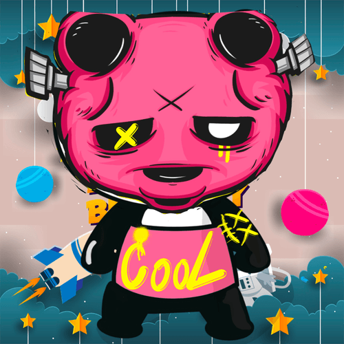 cool panda original #125
