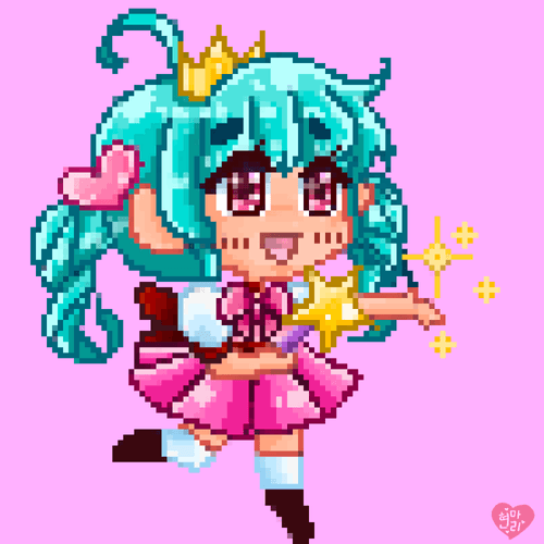 Pika Pixel Magical Girl Daphne