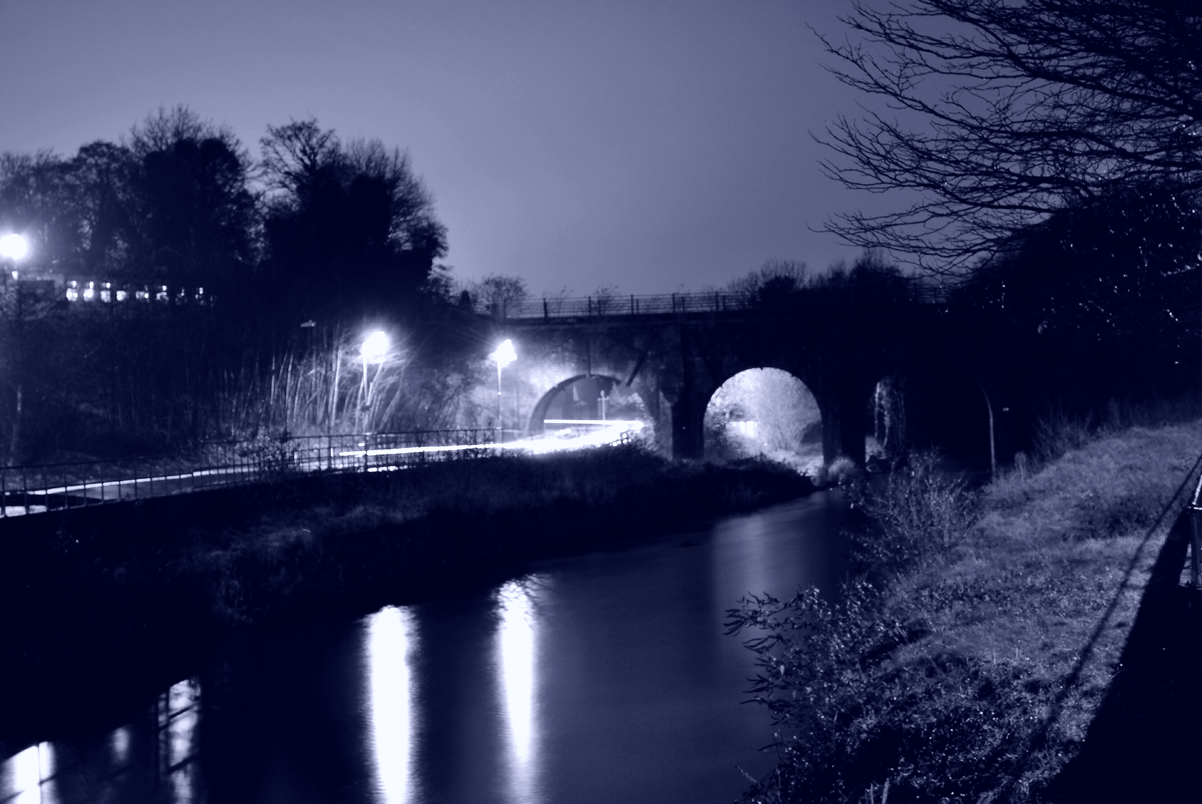 A Nights Fantasy - The Arches in the grey of Night