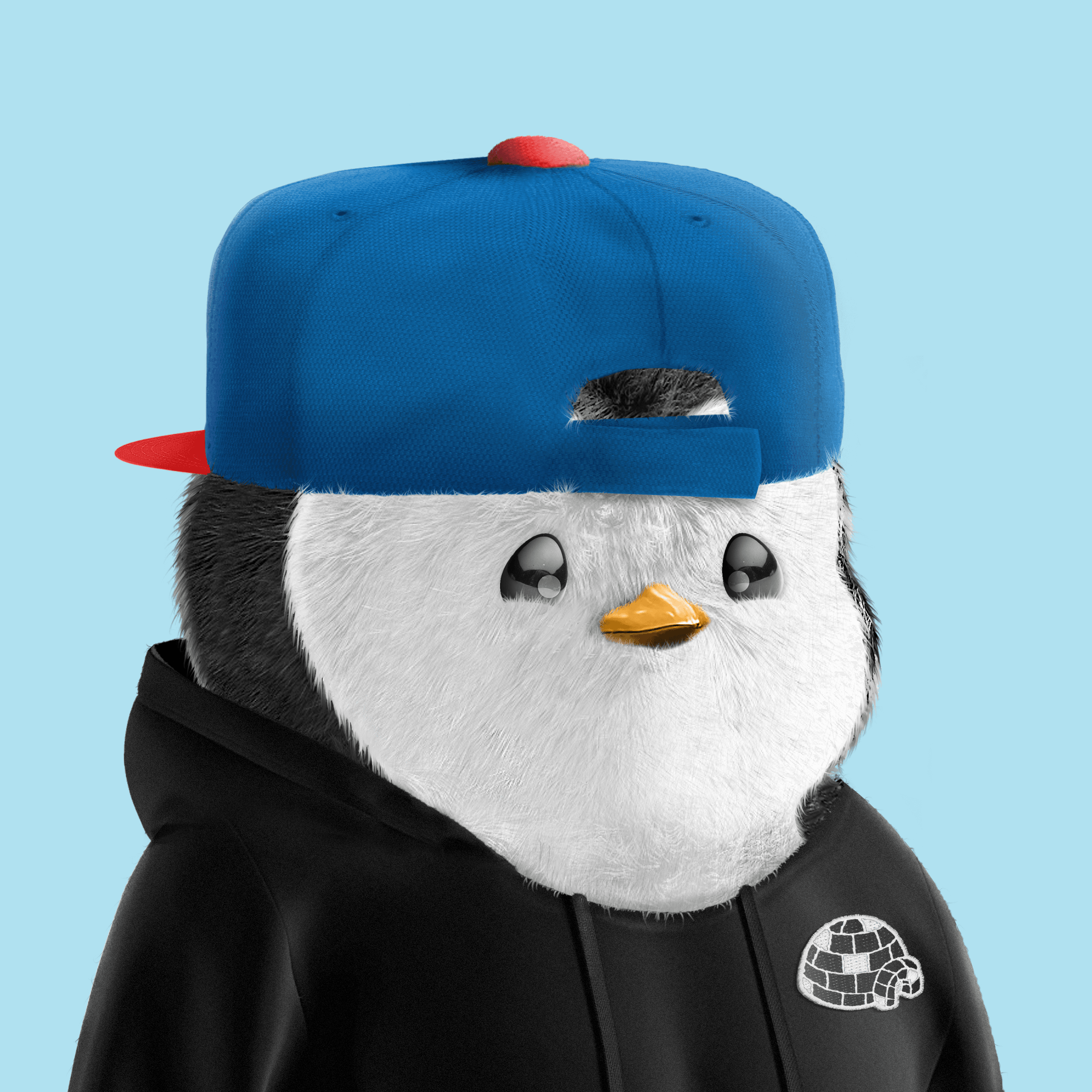 3D Pudgy Penguin #034