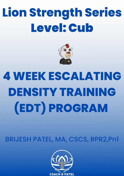 Lion Strength Series: 4 Week Escalating Density Training Program