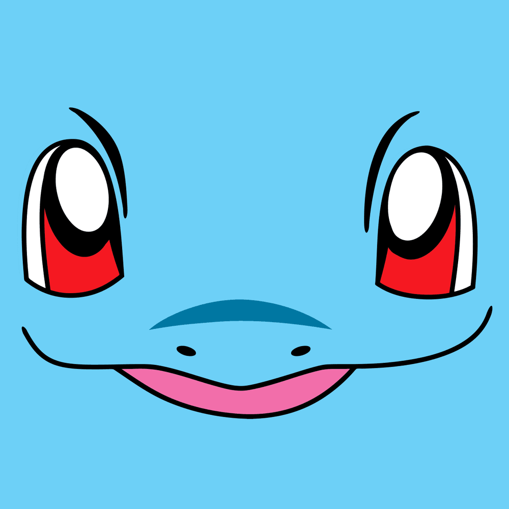 Squirtle Face - Cartoon Faces | OpenSea