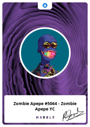 Zombie Apepe #5064 - Zombie Apepe YC