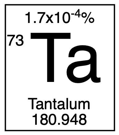 Tantalum DE Collectible