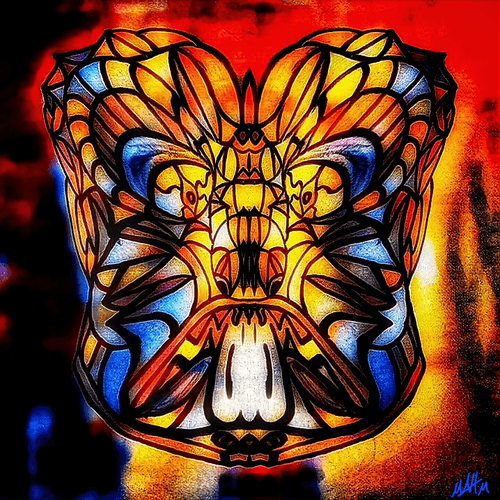 Stained Glass Deity