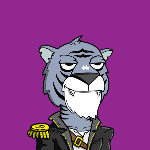Grouchy Tiger Social Club #126