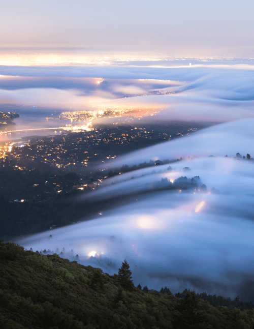 Dusk over San Francisco